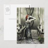 Gothic Girls Dawn benadert briefkaart (Voorkant / Achterkant)