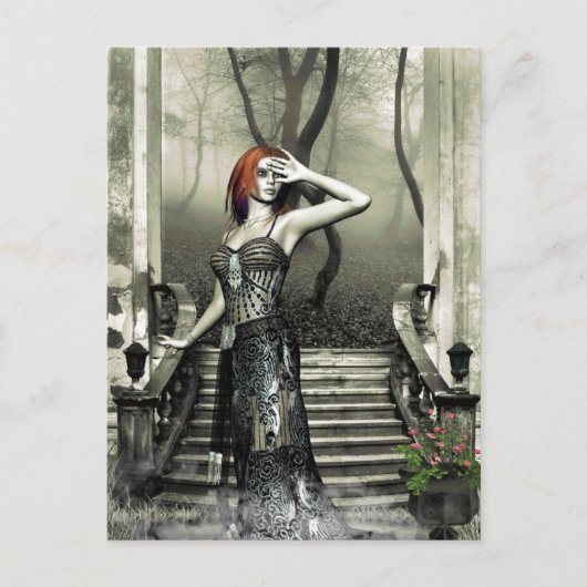 Gothic Girls Dawn benadert briefkaart (Voorkant)