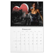 Gothic Girls Fantasy 3D Wall Agenda Kalender (Feb 2027)