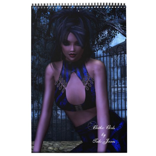 Gothic Girls Fantasy Art Book Agenda Kalender (Hoes)