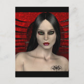 Gothic Girls No Turing Back briefkaart (Voorkant)