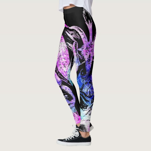 Gothic Girly Baphomet Leggings (Links)