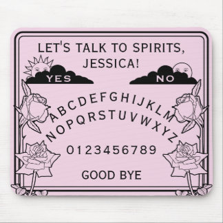 Gothic Girly Pastel Roze Spirit Board Bloemen Muismat