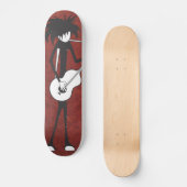 Gothic gitarist persoonlijk skateboard (Voorkant)