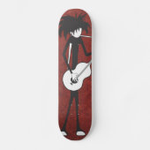 Gothic gitarist persoonlijk skateboard (Voorkant)