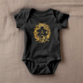Gothic Glam | Baby Bodysuit | Goud