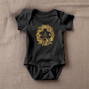 Gothic Glam Baby Bodysuit Goud