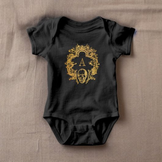 Gothic Glam | Baby Bodysuit | Goud
