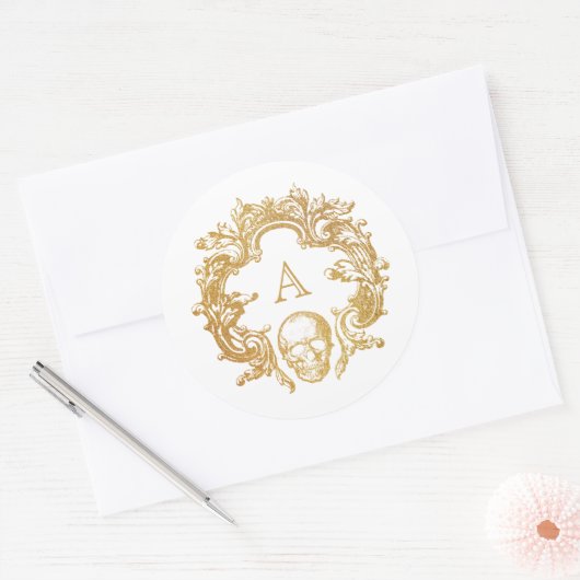 Gothic Glam Halloween | STICKER | Wit (Envelop)