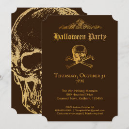 Gothic Glam | Invitations | Brown Kaart