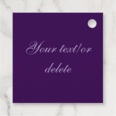 Gothic Glam Quince Bedankjes Labels (Achterkant)