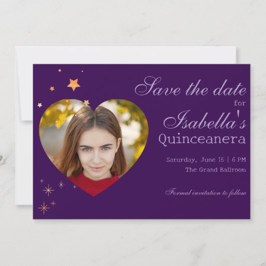 Gothic Glam Quince foto hart Folie (Voorkant)