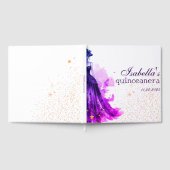 Gothic Glam Quince paarse Gastenboek (Volledig)