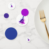 Gothic Glam Quince paarse jurk Confetti (Groep)