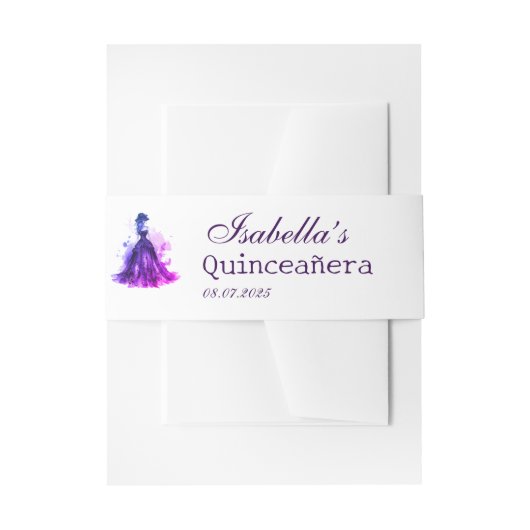 Gothic Glam Quince Uitnodigingen Wikkel (Voorkant Voorbeeld)