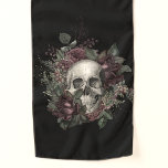 Gothic Glam | Scarf | Halloween Skull met Rozen Sjaal<br><div class="desc">Halloween scarf met schedels en rozen. Morbidly stijlvol voor Halloween of om het even welke herfst dag. De afwerking voor je Halloween-splay als een vampier,  stoomhoudende punk uitvinder. Creepy en verfijnd.</div>