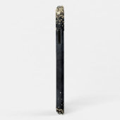 Gothic Glam Skull Gold Glitter Case-Mate iPhone Case (Achterkant/rechts)