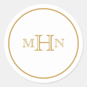 Gothic Glam   STICKER   Monogram   wit