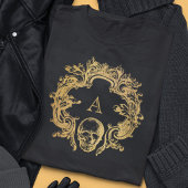 Gothic Glam | T-shirt | Voorzijde | Goud
