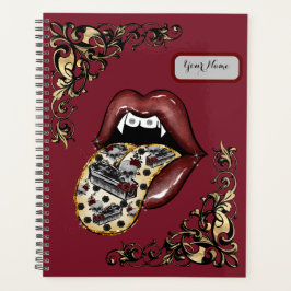 Gothic Glam Tongue Out Planner