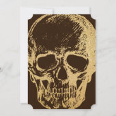 Gothic Glam | Uitnodigingen | Bruin (Achterkant)