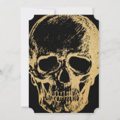 Gothic Glam | Uitnodigingen | Zwart (Achterkant)