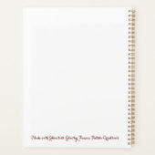 Gothic Glam Vamp Lip Planner (Achterkant)