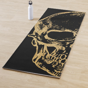 Gothic Glam Yoga Mat Zwart