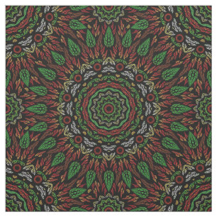 Gothic Glas in lood verlaat Mandala Pattern Stof