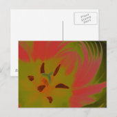 Gothic Gloomy Red Tulip Briefkaart (Voorkant / Achterkant)