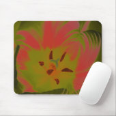 Gothic Gloomy Red Tulip Mousepad Muismat (Met muis)