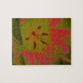 Gothic Gloomy Red Tulip Puzzle Legpuzzel (Horizontaal)