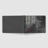 Gothic Glow Candle Light Rozen Weddenschap Gastenboek (Volledig)