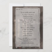 Gothic Glow Candle Light Rozen Weddenschap Kaart (Achterkant)