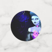 Gothic Glow Skelet Schedel Meisje Halloween Feest Confetti (Kleine voorkant)