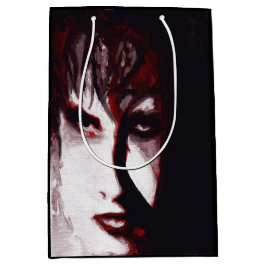 Gothic God Post Punk Gothic Music Man Portret Art Medium Cadeauzakje