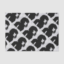 Gothic Goddess Portret Originele Zwarte Kunst Whit