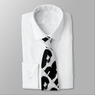 Gothic Goddess Woman Portret Iconic Mode Art Stropdas