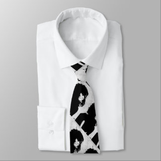 Gothic Goddess Woman Portret Iconic Mode Art Stropdas