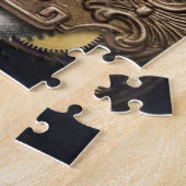 Gothic - Gold & Brass Steampunk Legpuzzel (Zijkant)