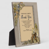 Gothic-Gold Steampunk Hartelijk dank voor het lere Fotoplaat (Zijkant)