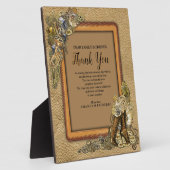 Gothic-Gold Steampunk Hartelijk dank voor het lere Fotoplaat (Zijkant)