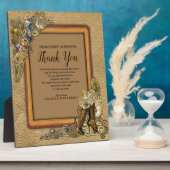 Gothic-Gold Steampunk Hartelijk dank voor het lere Fotoplaat (Zijkant)