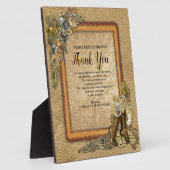 Gothic-Gold Steampunk Hartelijk dank voor het lere Fotoplaat (Zijkant)