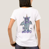 Gothic Gothic Dark Unicorn UNIQUE-CORN T-shirt (Achterkant)