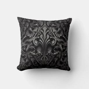 Gothic Gothic Design Black & White Kussen