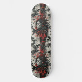 Gothic Gothic Girl en Ravens Macabre Skateboard (Voorkant)