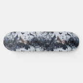 Gothic Gothic Girl en Ravens Macabre Skateboard (Horizontaal)