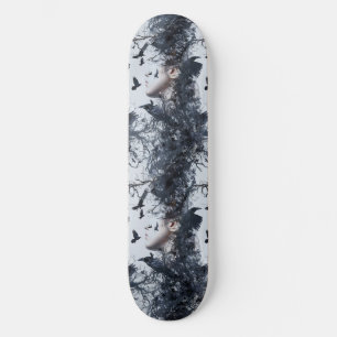 Gothic Gothic Girl en Ravens Macabre Skateboard