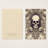 Gothic Gothic Skulls Flowers die Display Kaart ver (Voorkant /achterkant)